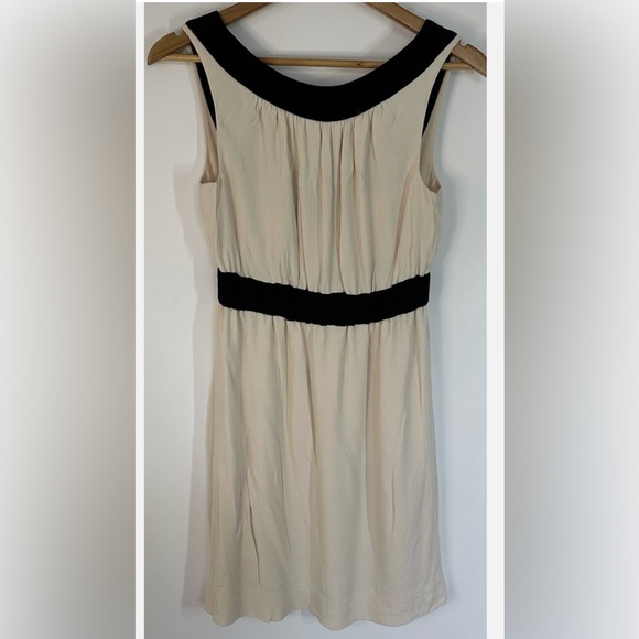 kate spade bisque crepe button back elegant sz6 dress goddess/Audrey Hepburn - Picture 5 of 14